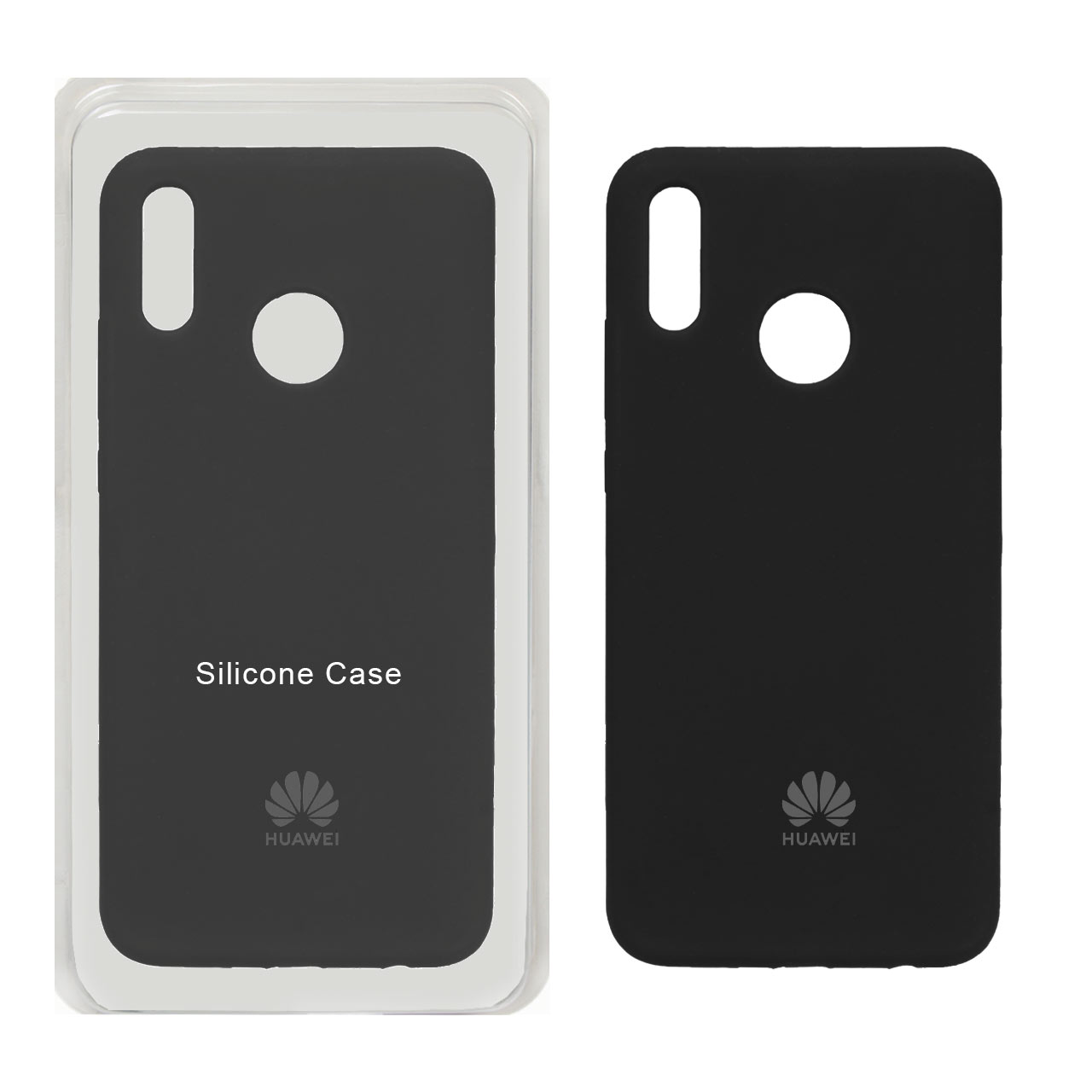قاب سیلیکونی پاک کنی اورجینال Huawei Y9 (2019) - مشکی (پک اصلی)